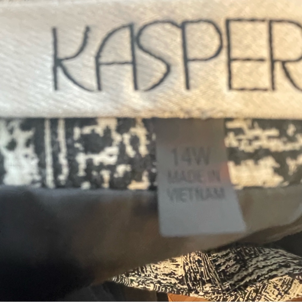 Kasper Black and white Knee-Length Pencil Skirt - Picture 4 of 4